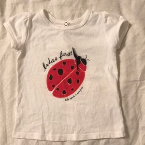 Kate Spade ladybug t shirt